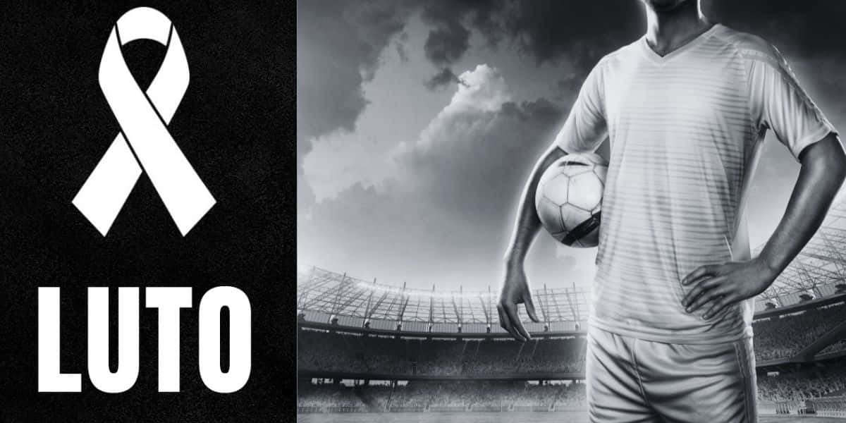 Luto e jogador de futebol - Foto Reprodução Internet