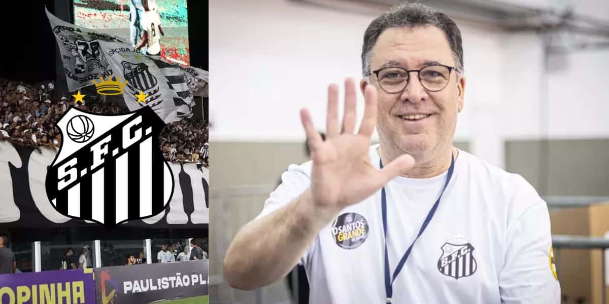 Urgente: M. Teixeira confirma sobre a saída do melhor jogador do elenco atual do Santos: "O melhor desfecho" - Montagem Tv Foco