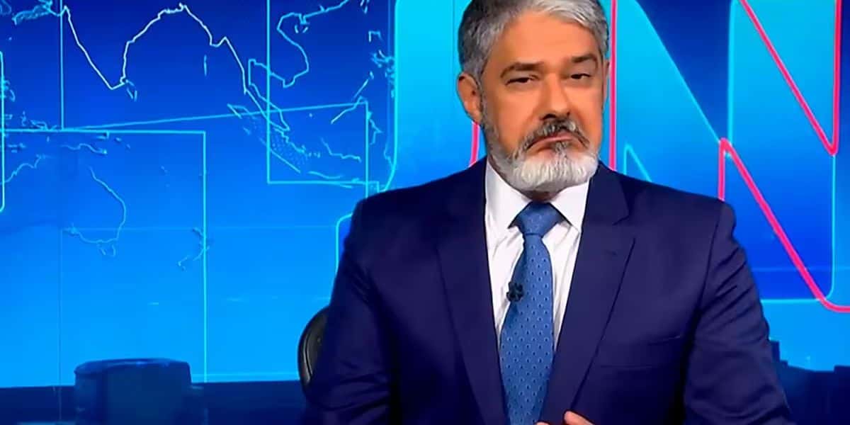 William Bonner no Jornal Nacional - Foto: Globo