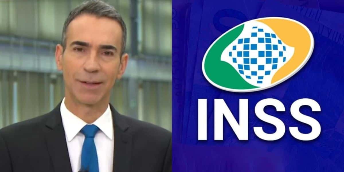 César Tralli falou sobre o INSS no Jornal Hoje - Foto: Internet