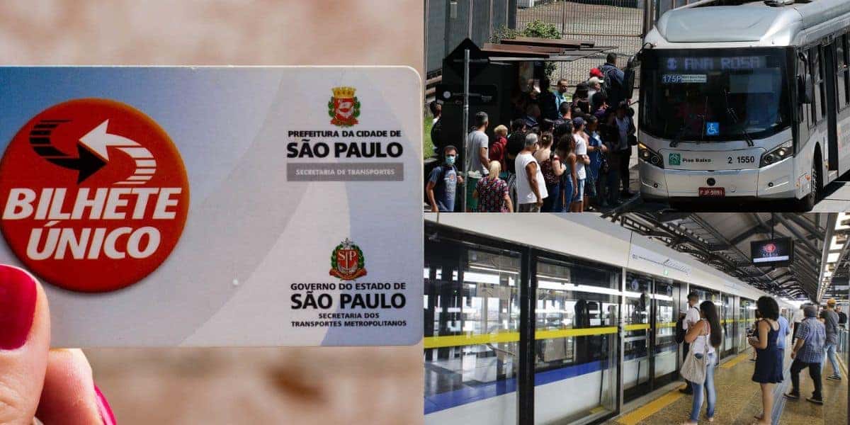 Bilhete Único / Metrô / Ônibus - Montagem TVFOCO