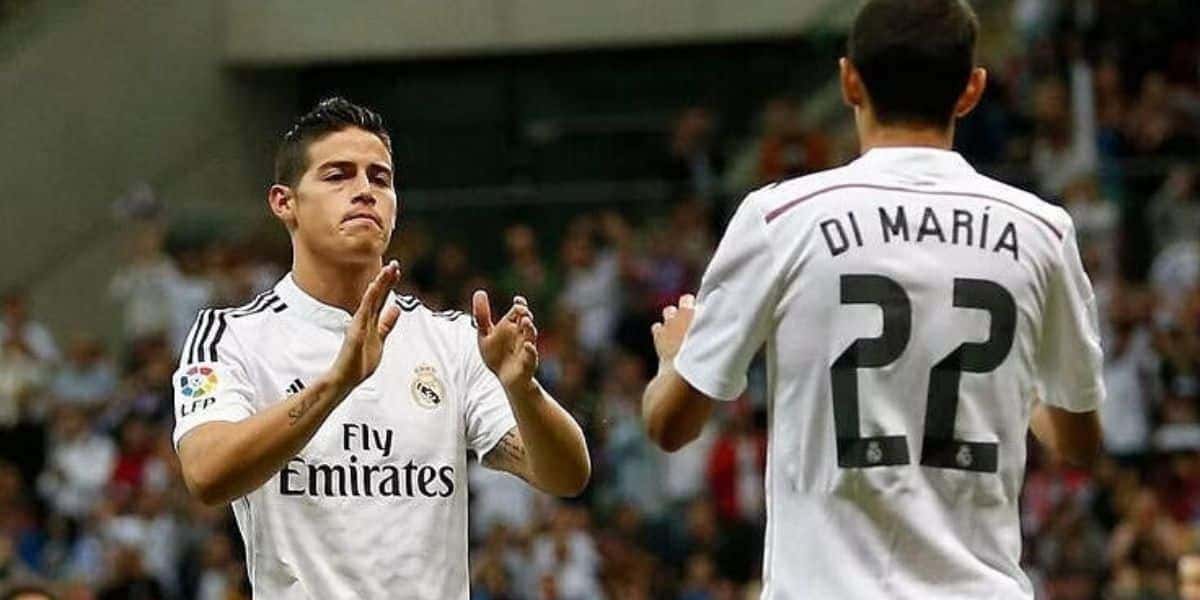 Chapéu no Grêmio e vai parar país: Chegada de Di Maria no São Paulo está nas mãos de James Rodriguez - Foto | Reprodução: Internet