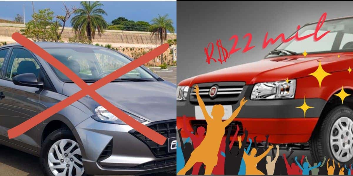 HB20, Fiat Uno por R$22 mil queridinho dos brasileiros - (Reprodução Internet)