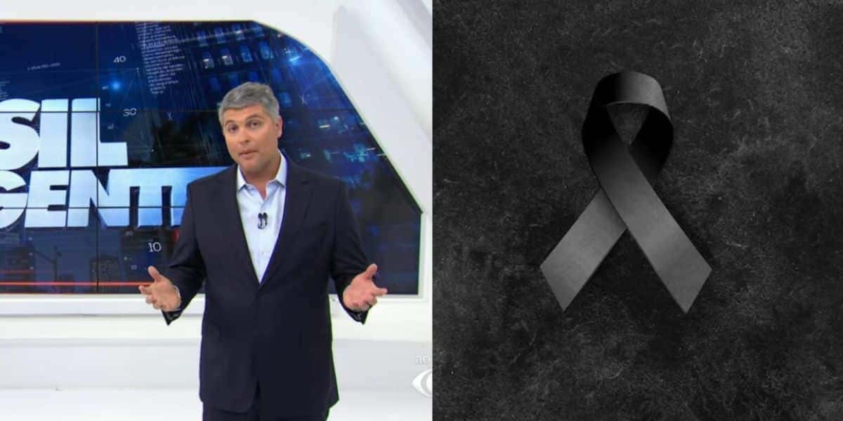 Joel Datena / Imagem de luto - Montagem TVFOCO