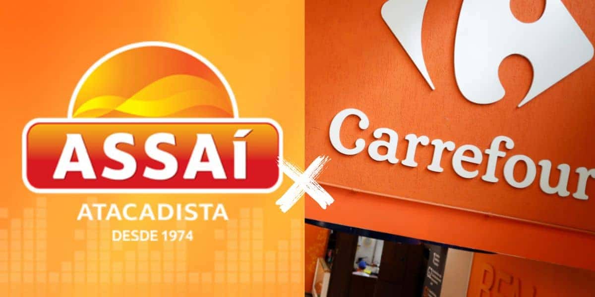 Logo Assaí / Logo Carrefour - Montagem TVFOCO