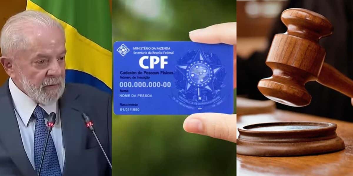 Lula / CPF / Martelo batido - Montagem TVFOCO