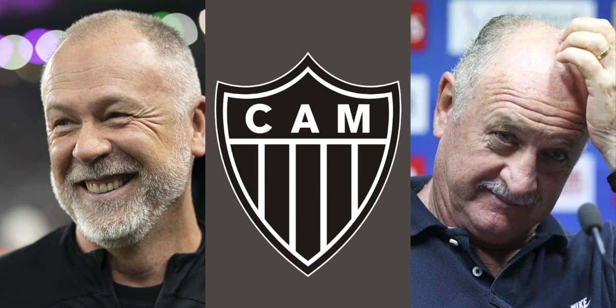 Mano Menezes, Atlético-MG e Felipão - (Reprodução Internet)