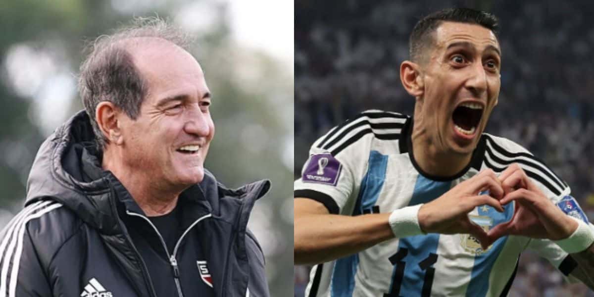 Muricy e Di Maria (Foto - Montagem TV Foco).