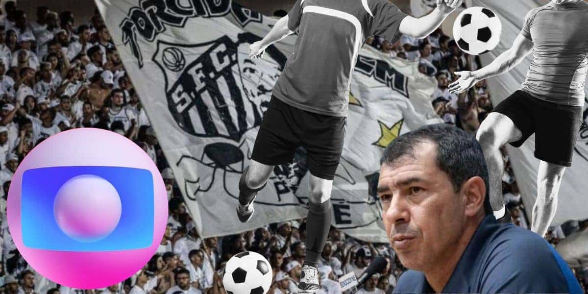 Santos de Carille e jogadores - Foto Reprodução Internet