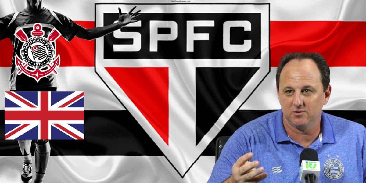 São Paulo e Ceni com jogador de futebol - Foto Reprodução Internet