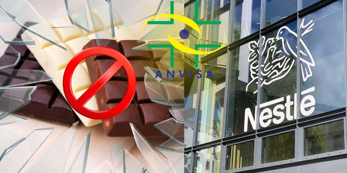 Chocolates, Anvisa e fachada da Nestlé (Foto: Reprodução / Canva / Montagem TV Foco)