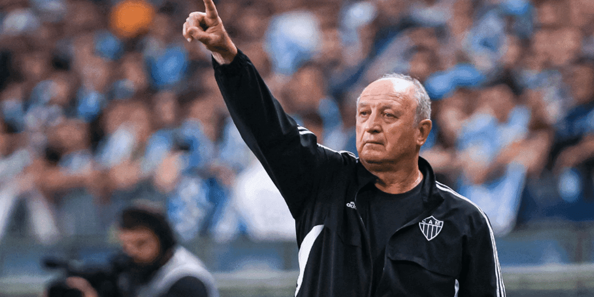 Felipão no Atlético (Foto: Reprodução Internet)