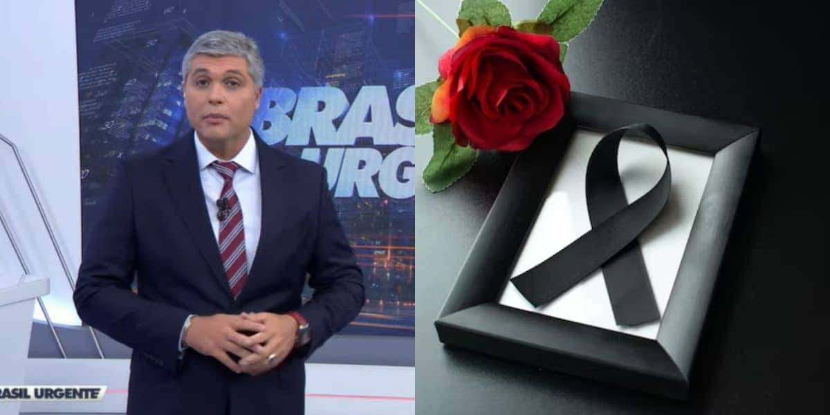 Joel Datena interrompe Brasil Urgente com morte devastadora (Reprodução: Montagem TV Foco)