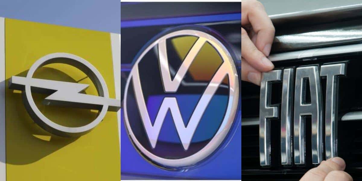 Opel, Volks e Fiat (Reprodução/Internet)