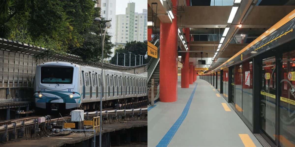Metrô de SP crava fim de 3 estações (Reprodução/Montagem TV Foco)