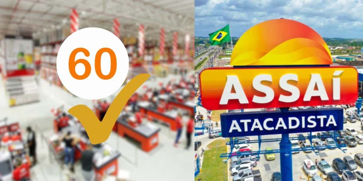 60 lojas abertas da rival do Assaí (Foto: Reprodução / Canva)