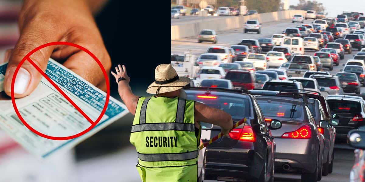 CNH e guarda de trânsito com veículos - Foto Reprodução Internet