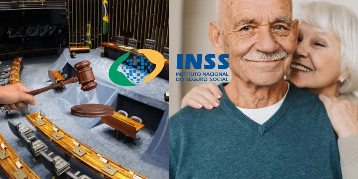 Câmara e idosos do INSS - Foto Reprodução Internet