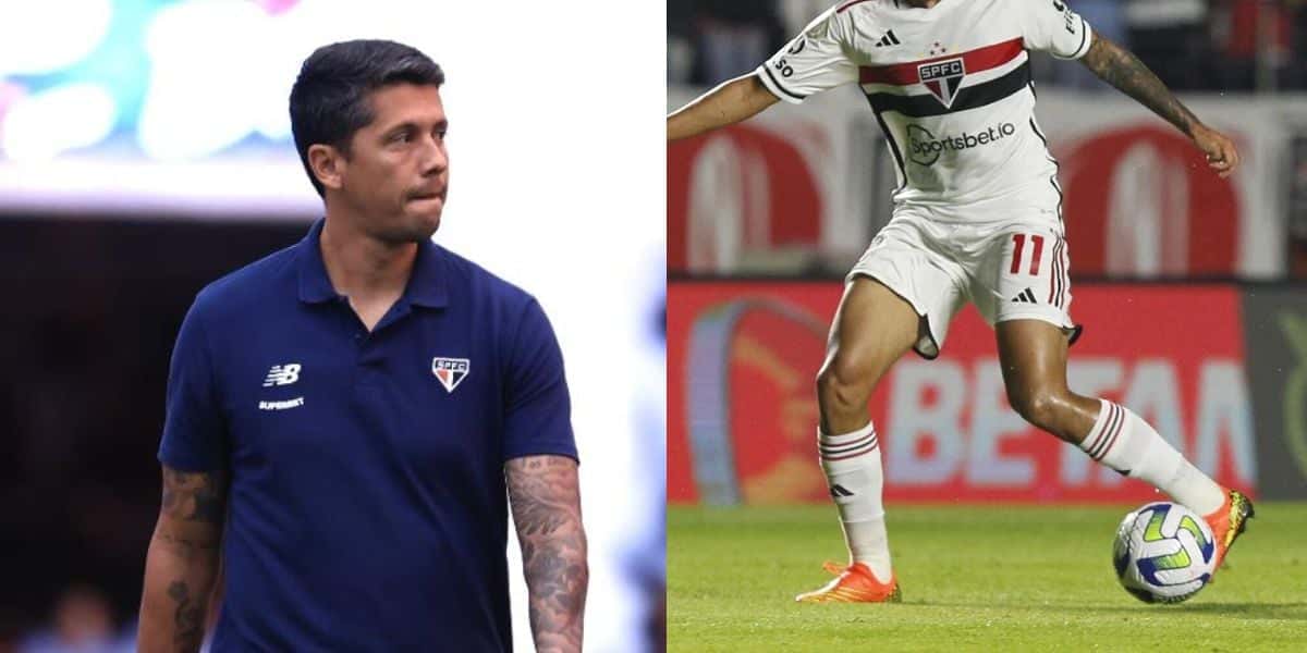 Carpini e Nestor no São Paulo (Reprodução - Internet)
