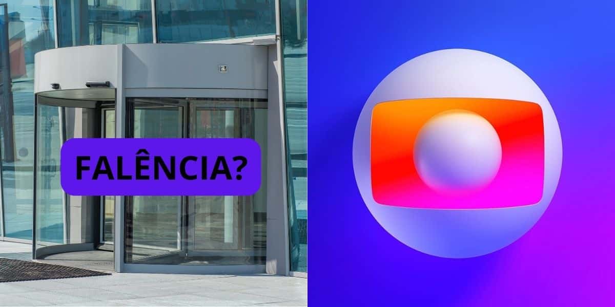 FALÊNCIA / Logo da Globo - Montagem TVFOCO