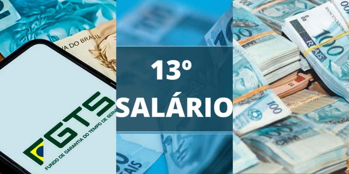 Saque integral do FGTS, 3 aumentos no 13º e saque em abril a CLT's e idosos 60+ - Foto: Montagem