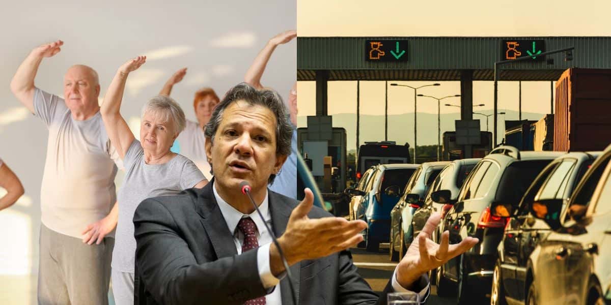 Haddad, Idosos e pedágio (Reprodução - Internet)