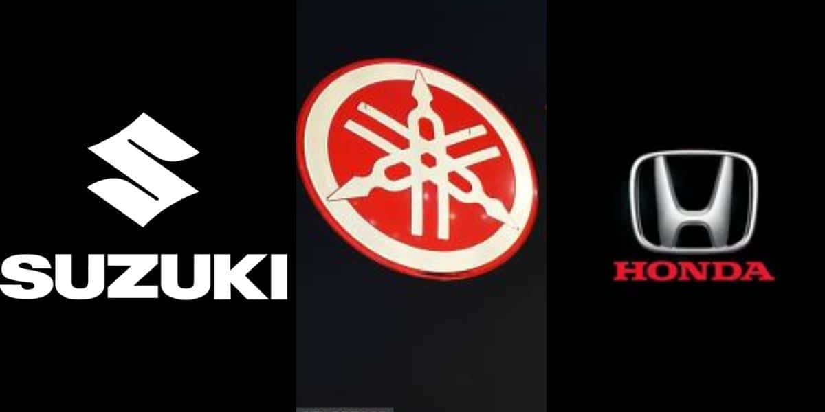 Logo Suzuki / Logo Yamaha / Logo Honda - Montagem TVFOCO