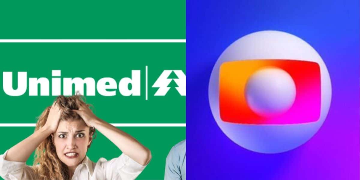 Logo da Unimed / Logo da Globo - Montagem TVFOCO