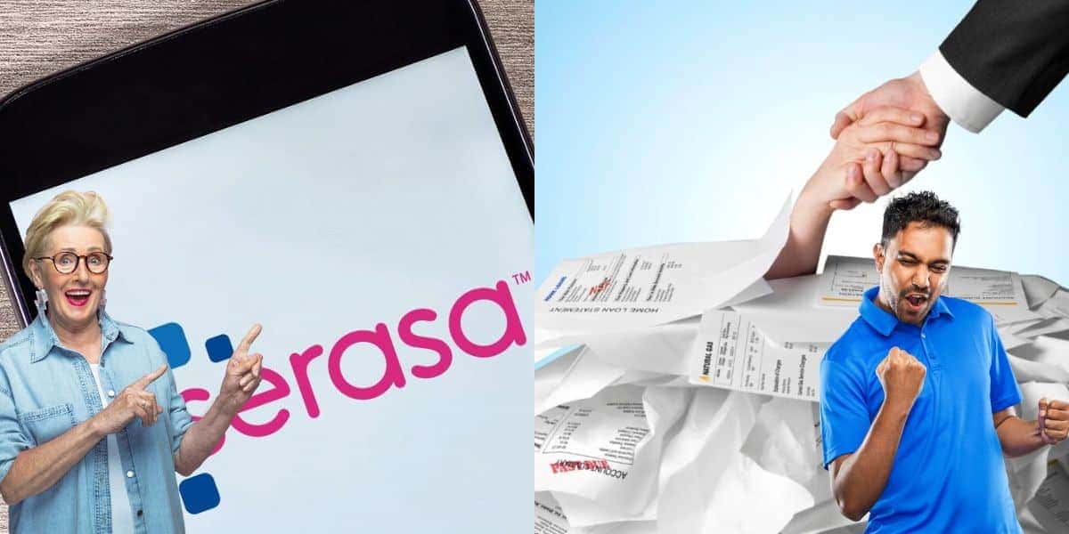 Logo do Serasa e pessoas felizes - Foto Reprodução Internet