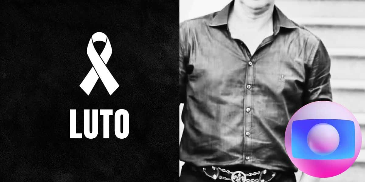 Luto por músico e logo da Globo - Foto Reprodução Internet