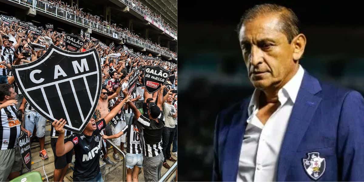 Torcida do Atlético MG / Ramón Diaz - Montagem TVFOCO