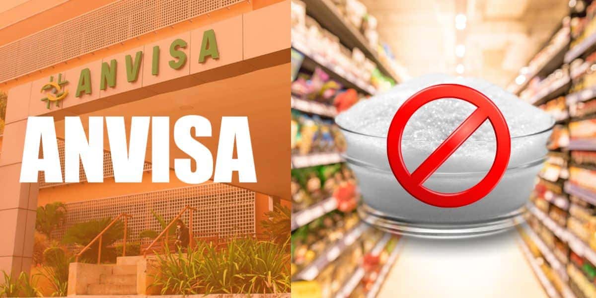 Fachada da Anvisa e açúcar (Foto: Reprodução / Canva)