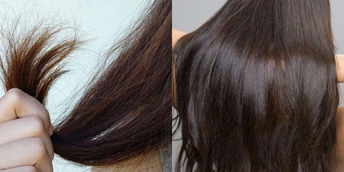 Misturinha para deixar cabelo brilhante e sem danos (Reprodução: Montagem TV Foco)