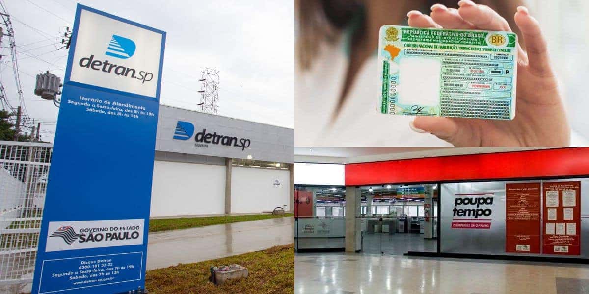 O decreto do Detran com fim de serviço vital da CNH (Reprodução: Montagem TV Foco)