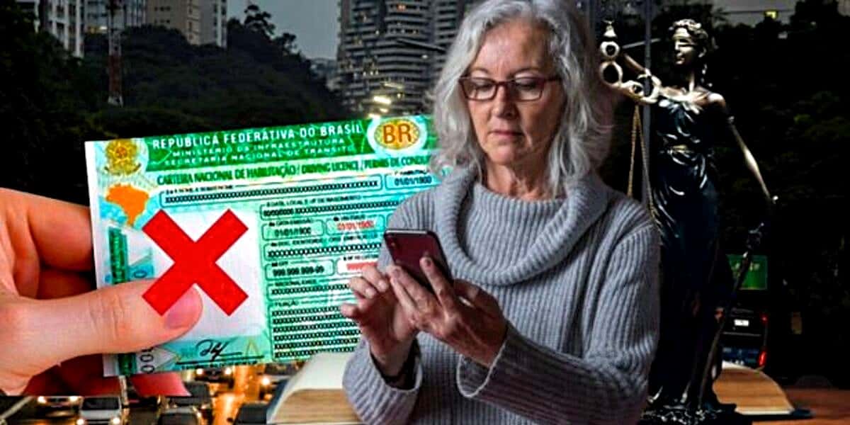 Novas regras afetam a CNH de idosos em 2024 (Foto Reprodução/Montagem/Montagem/Tv Foco)