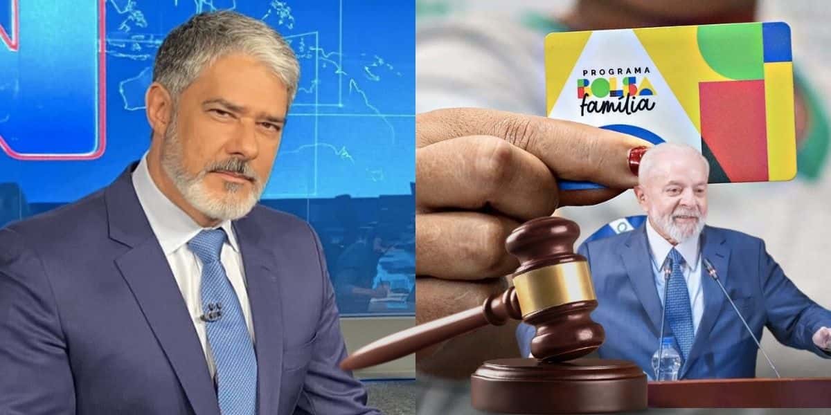 Bonner confirma lei de Lula e atinge Bolsa Família (Reprodução/Montagem/Canva/Globo/Governo Federal)