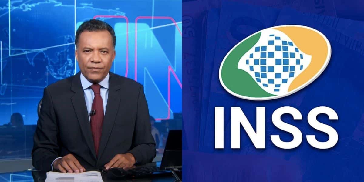 Substituto de Bonner paralisa JN com +1 pagamento do INSS (Reprodução/Montagem/Globo/Contec)