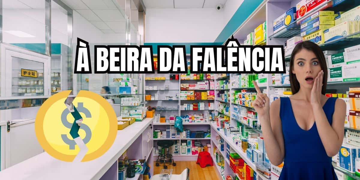 Rede de farmácias tem adeus em São Paulo e está à beira da falência (Reprodução/Montagem/Canva)