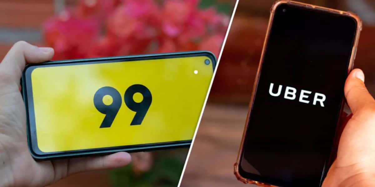 99 / Uber - Montagem TVFOCO