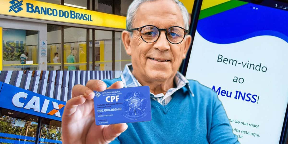 CPF - Caixa, BB e INSS - Idosos (Foto: Reprodução, Montagem - TV Foco)