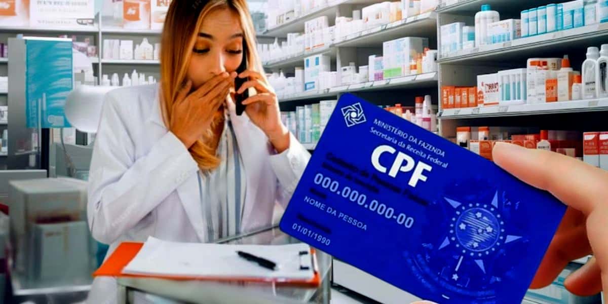 Verdade sobre fornecer o CPF na hora de fazer compras é revelada (Foto Reprodução/Montagem/Lennita/Tv Foco/CPF/Canva)