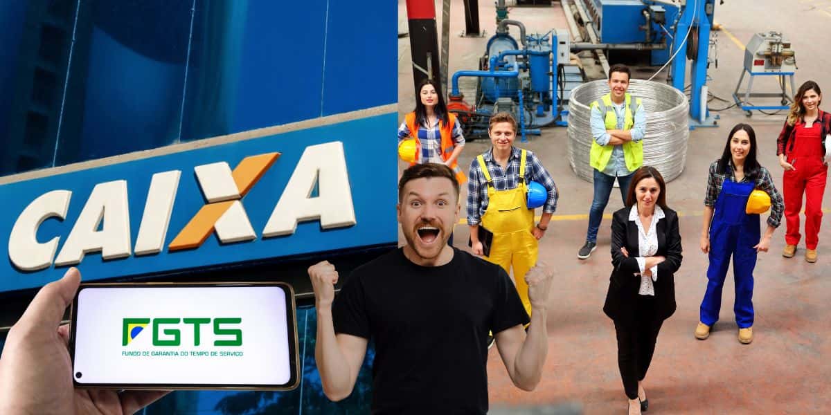 Caixa e FGTS com trabalhadores CLTs - Foto Reprodução Internet