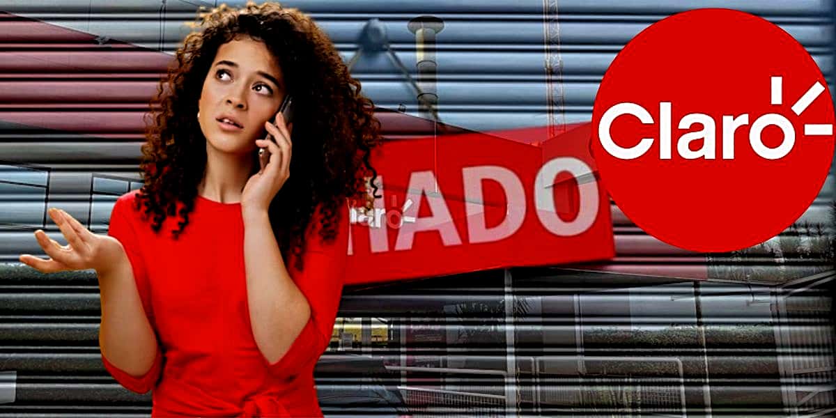 Claro encerrou atividades de unidade e gerou choque de clientes (Foto Reprodução/Montagem/Lennita/Canva/Jornal Cidade)
