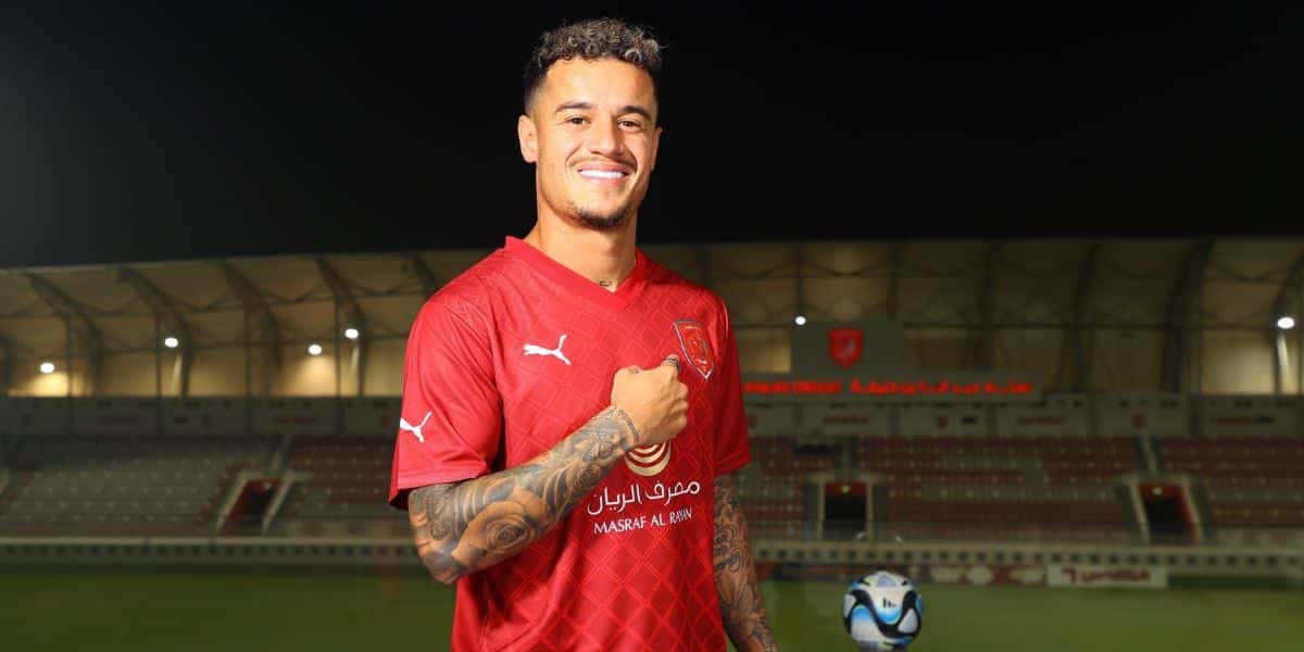 Philippe Coutinho, jogando pelo Al-Duhail, do Catar - Foto: Reprodução | Getty Images