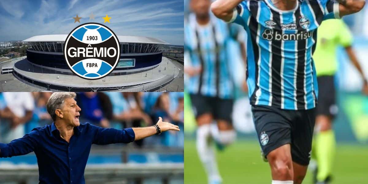 Gringo pode estar com os dias contados no Grêmio - Montagem Tv Foco