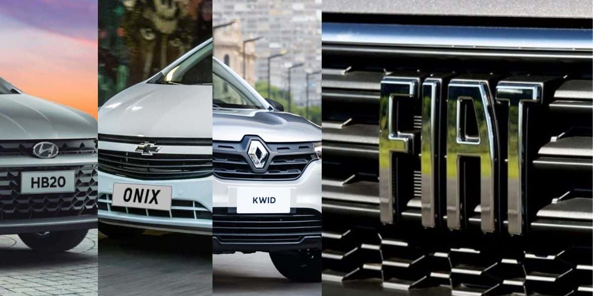 HB20 / ONIX / KWID / LOGO DA FIAT - MONTAGEM TVFOCO