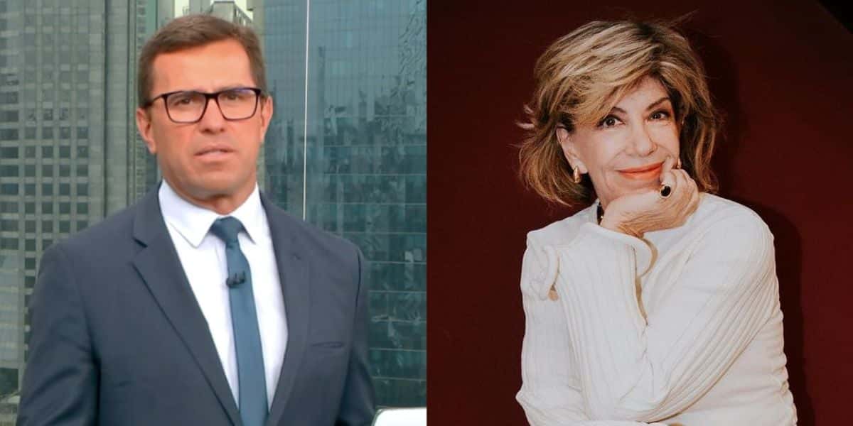 Rodrigo Bocardi no Bom Dia São Paulo e Silvia Poppovic (Fotos: Reproduções / Globo / MSG)