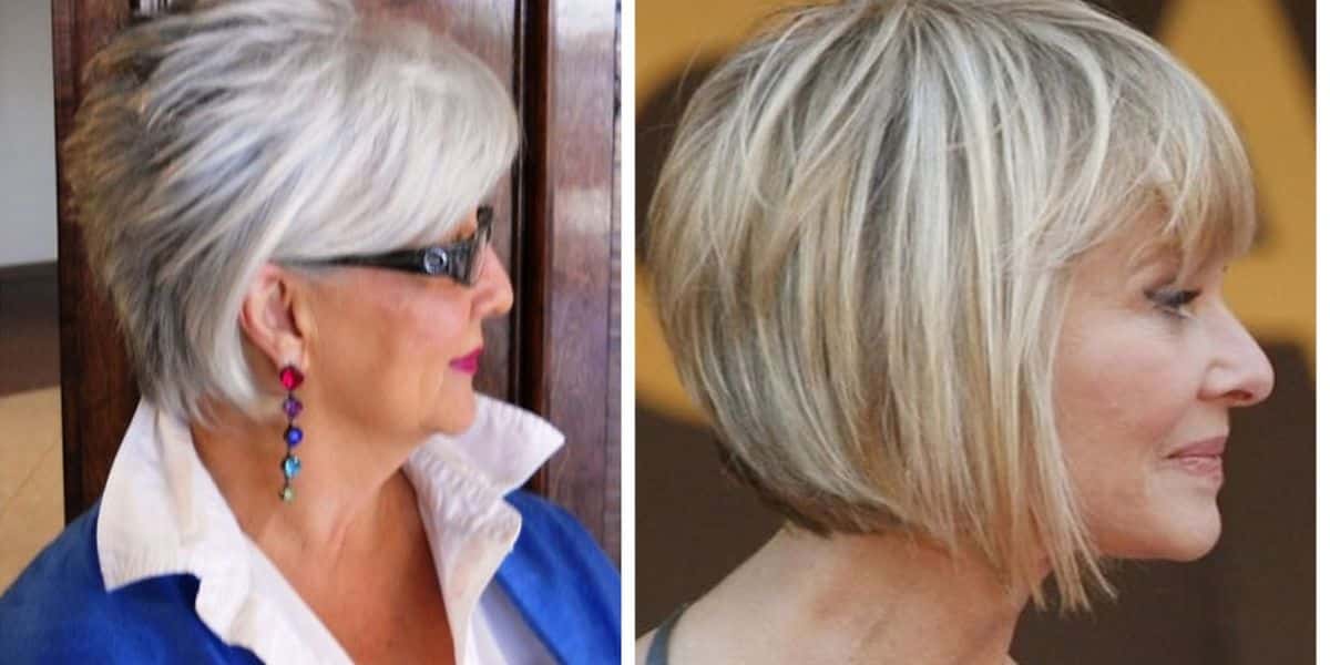 Cabelo curto liso e desimpedido (Foto Reprodução/Montagem/Pinterest)