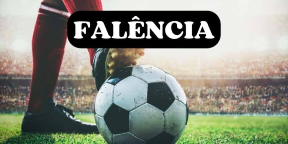 A falência do clube de futebol (Foto: Reprodução/ Internet)