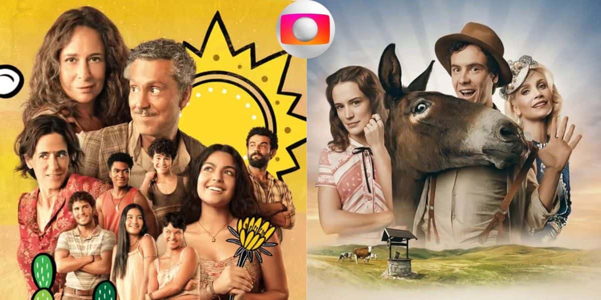 Protagonistas de Rancho Fundo e Êta Mundo Bom (Foto: Reprodução / Globo / Montagem TV Foco)